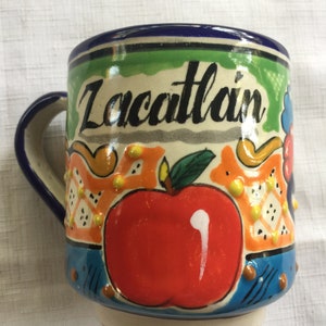 Mexico Mug, Talavera Mug, Talavera Cup, Mexico Cup, Mexico Kitchen, Mexico Chef, Talavera Art, Mexico Pottery, Mexico Gift, Talavera Gift