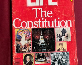 Life Magazine, US Constitution, Fall 1987, Life Special Issue, Founding Fathers, US History, American History, History Magazine, US Magazine