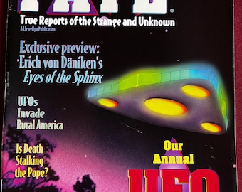 90s Magazine, UFO Magazine, Paranormal Magazine, New Age Magazine, UFO Research, UFO Photo, Spiritual Magazine, Roswell, Alien Magazine