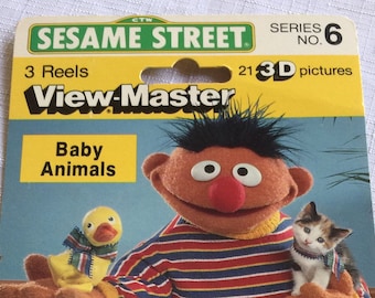 Muppet Viewmaster, Muppets, Sesame Street, Viewmaster, 3-D Toy, Viewmaster Reel, Muppet Gift, Sesame Steet Gift, Sesame Viewmaster, Elmo
