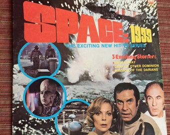 Tv-programma ruimtevaart, ruimtealbum, scifi-tv, scifi-avontuur, tv-programma jaren 70, scifi, scifi-album, tv-programma, tv jaren 70, Martin Landau, ruimte 1999