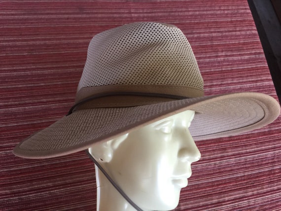 Beige Sun Hat, Beige Brim Hat, Wide Brim Hat, Hen… - image 8
