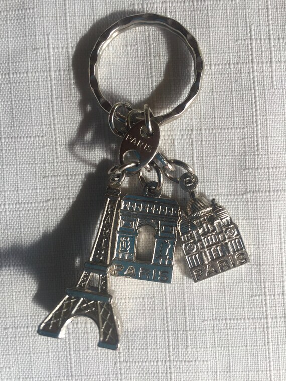 France Keychain, France Accessory, French Keepsak… - image 1