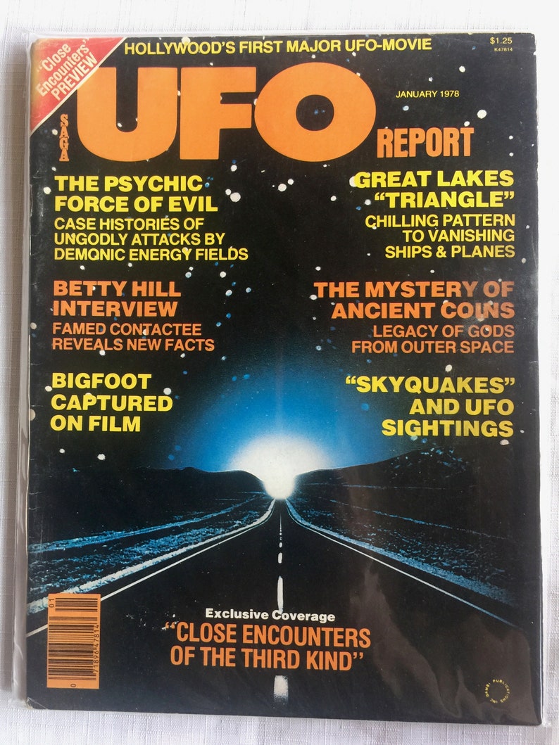 UFO Retro Magazine, 70s UFO Magazine, Bigfoot, Retro UFO, Ufo Magazine, Collectible Ufo, Ufo Gift, Ufo Research, Ufo Library, Ufo Book image 5