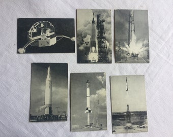 NASA Postcard, nasa card, Rocket Ship, Nasa Gift, Spacecraft Art, Spacecraft Gift, NASA Collectible, NASA Decor, Space Card, Rocket Card