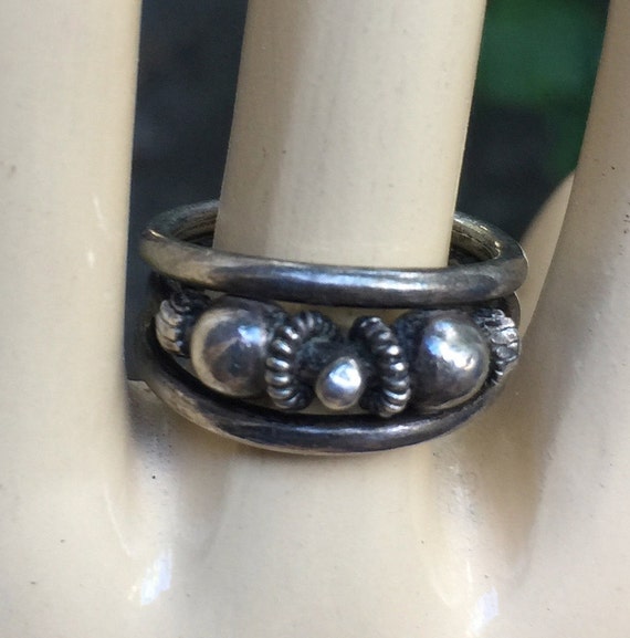 Silver Ring, Rustic Ring, Native Silver RIng, Sil… - image 7