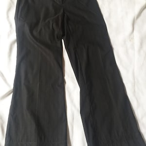Wide Black Pant, Black Baggy Pant, Black Slouchy Pant, Black Bellbottom, French Black pant, Black Cotton Pant, Black Pants, Black Wide Pant