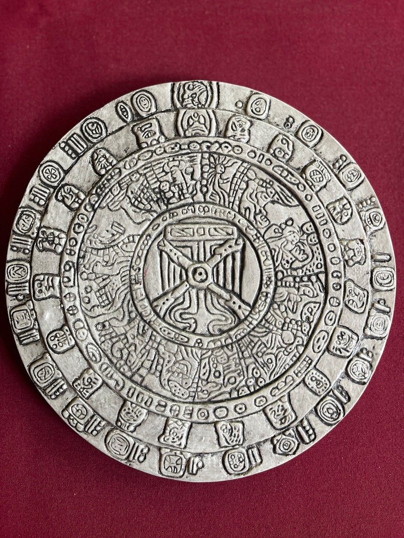 Aztec Calendar, Mexico Wall Art, Guatemala Art, Mayan Ruin, Mayan ...