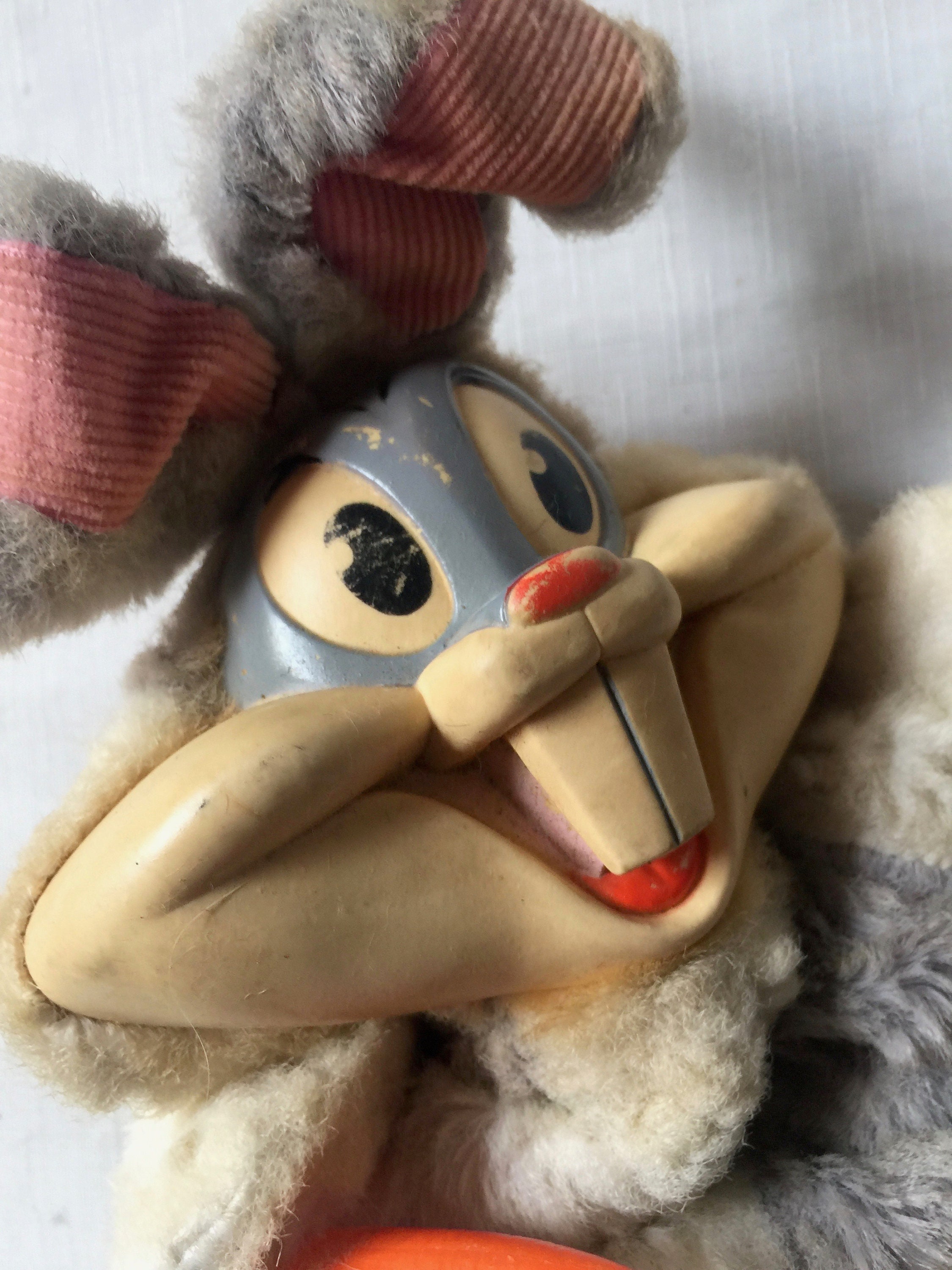 Bugs Bunny Puppet, Retro Puppet, 60s Puppet, Rabbit Puppet, Hand Puppet ...