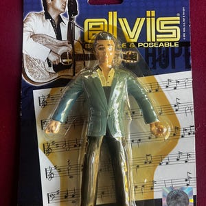 Elvis Presley, Rock Roll Gift, Elvis Gift, Collectible Elvis, Bendable Toy, Music Gift, Rock Roll Toy, Elvis Toy, Rock Roll Decor, Rock Roll
