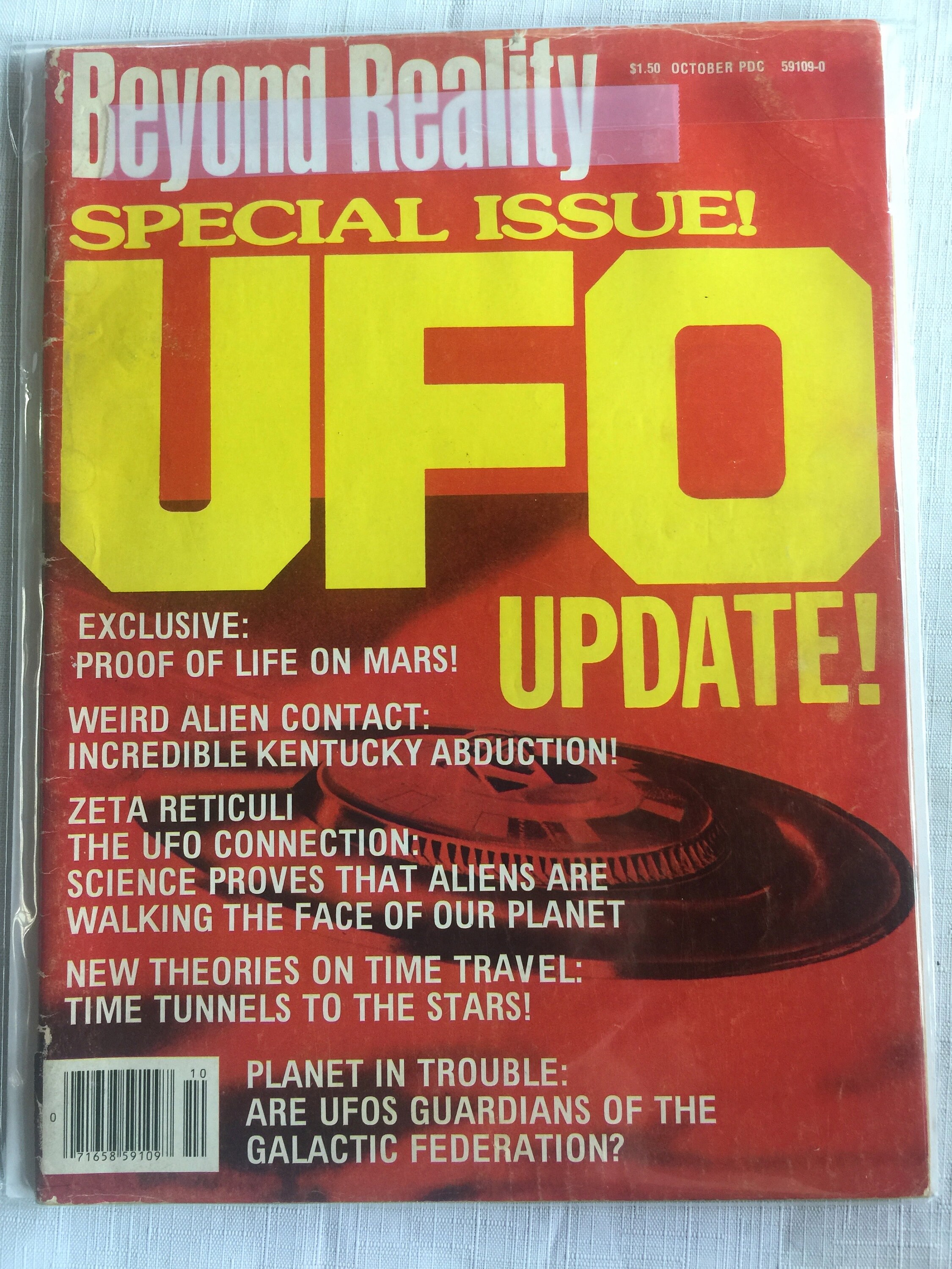 Beyond Reality Magazine, 70s UFO Magazines, Retro UFO Magazines