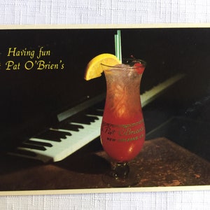 New Orleans Geschenk, New Orleans Postkarte, Retro New Orleans, Pat Obrien, New Orleans Foto, New Orleans Karte, New Orleans Buch, Louisiana