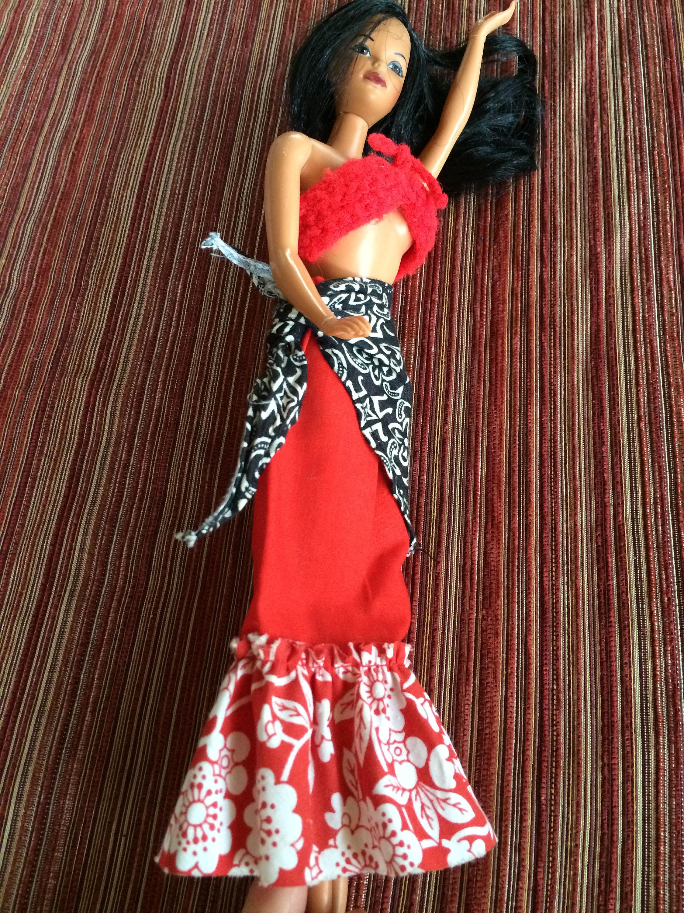 Ropa Hawaiana Para Muñecas De 17 Cm - Conjunto Veraniego Con Sombrero Y Chaleco, Accesorios Elegantes