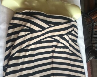 Langes Schlauchkleid, trägerloses langes Kleid, langes Streifenkleid, Sexy Schlauchkleid, trägerloses Schlauchkleid, trägerloses Kleid, Schlauchkleid, Formpasskleid