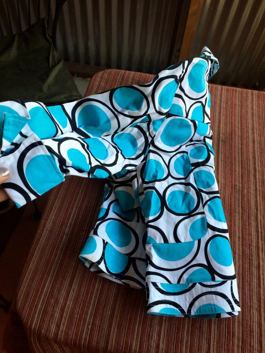 Mod Jacket, Geometric Jacket, Cotton Jacket, Turquoise Jacket, Casual ...