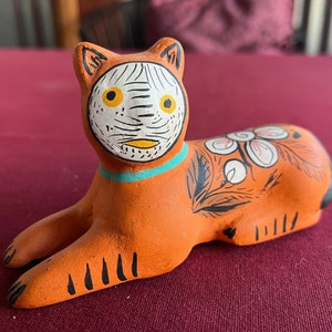 Katzenfigur, Keramikkatze, Gemalte Katze, Katzenskulptur, Katzengeschenk, Katzenliebhaber, Katzenknick Knack, Katzenstatue, Katzenfigur, Katzenkunst, Kitty Figur
