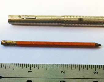 Penna stilografica antica, penna rara, penna tascabile, regalo per scrittore, penna piccola, penna da collezione, collana di penne, penna su catena, penna indossabile, penna unica