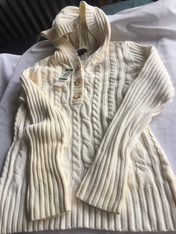 Pullover Sweater, White Pullover Sweater, White K… - image 5