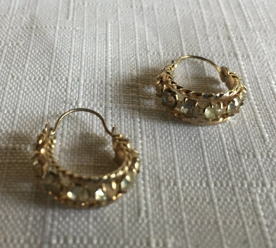 Rhinestone Earring, Rhinestone Dangle, Wedding Da… - image 3