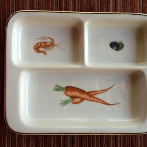 Ceramic Tray, Snack Platter, Divided Plate, Section Dish, Seafood Serving, Olive Serving, Olive dIsh, Antipasto Dish, Ceramic Platter, Snack
