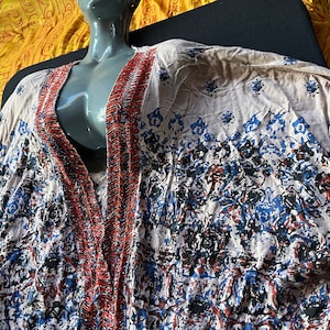 60s Vest, Hippie Vest, Beaded Vest, Hippie Blouse, Loose Hippie Top, India Vest, Hippie Top, 60s Blouse, Boho Vest, Boho Bead Top, Loose Top