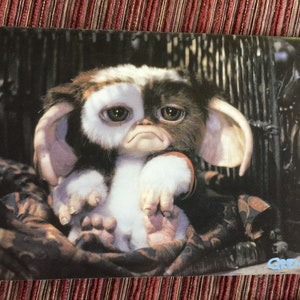 Gremlin Karte, Gremlin, Mogwai, Gremlins Geschenk, Horror Karte, Kreatur Karte, Monster Karte, Blanko Note, Kind Note, Schwarze Note Karte, Ungerade Karte