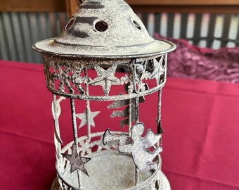 Farol retro, farolero decorativo, farolero de metal, farolero rústico, candelabro, candelabro de metal, decoración romántica, decoración retro, farolero de mesa