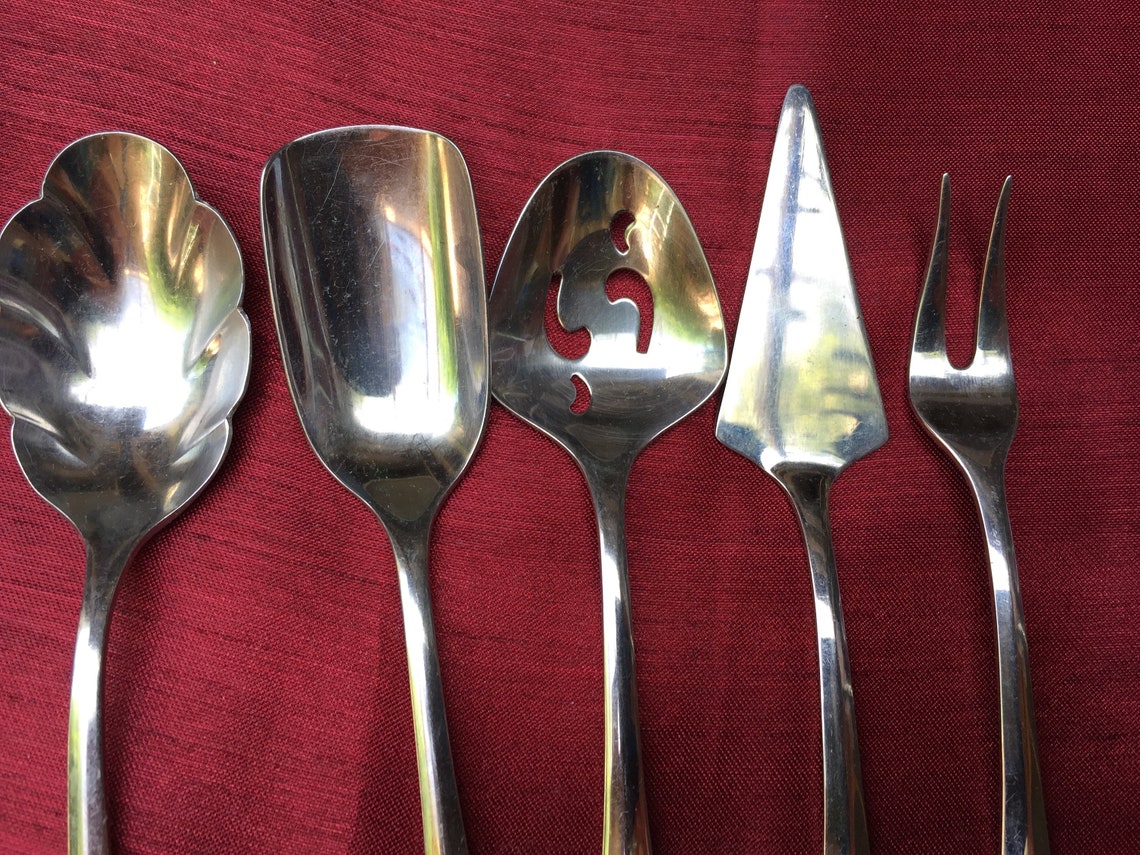 Butter Knife Silver Butter Knife Jam Spoon Shell Spoon Etsy