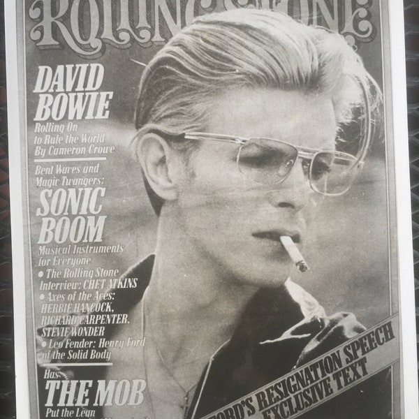 David Bowie, Rolling Stone, Music Magazine, Singer Songwriter, 70s Music Star, 70 Music, Singer Songwriter, America Rock Music, Bob Marley,