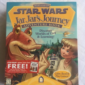 Star Wars Software, Star Wars Game, Star Wars Gift, Jar Jar, Computer Game, Computer Software ,IBM Software, Mac Software, Retro Software,