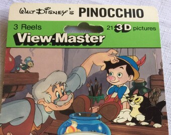 Disney Viewmaster, Pinocchio, Pinocchio Gift, Pinocchio Viewmaster, Viewmaster, Pinocchio Toy, Disney Toy, Viewmaster Reel, Disney Gift