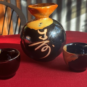 Zestaw do sake ceramicznego, Zestaw do sake, Prezent do sake, Azjatyckie naczynia do baru, Japoński prezent, Japońskie naczynia do baru, Zestaw do sake ceramicznego, Szklanki do sake, Azjatycki prezent, Naczynia do baru