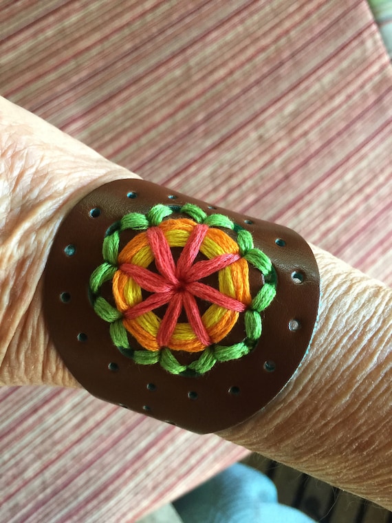 Leather Bracelet, Hippie Bracelet, Macrame Bracele