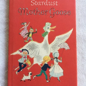 Mother Goose, Bajki dla dzieci, Książka z poezją dla dzieci, Poezja dla dzieci, Bajki ludowe dla dzieci, Książka na prezent dla dzieci, Retro książka dla dzieci, Bajka