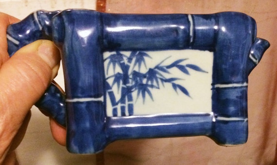 Teapot Decor, Neti Pot, Chinese Teapot, Ceramic Bamboo, Chinese Decor, Chinese Bud Vase, Tea Lover, Tea Gift, Teapot Gift, Incense Holder,