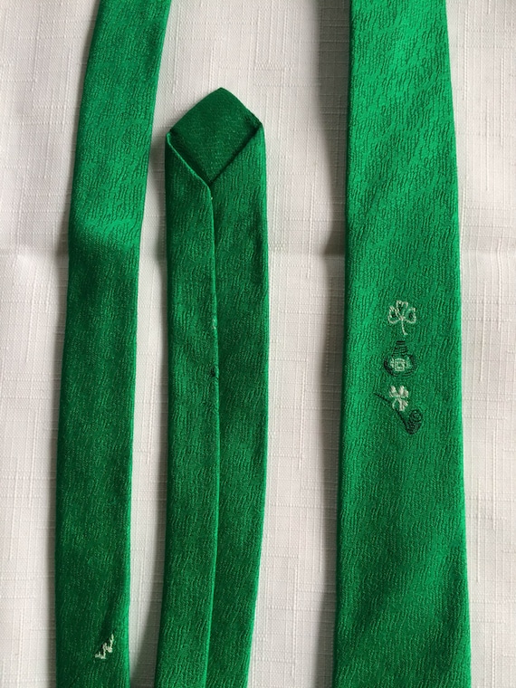 Patricks Day Necktie, Irish Necktie, Leprechaun T… - image 3