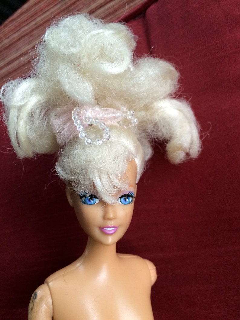 barbie white hair