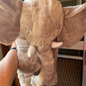 Elephant Toy, Plush Elephant, Stuffed Elephant, Stuffed Toy, Plush Toy, Plush Animal, Oversize Toy, Huggable Toy, Elephant Gift, ikea toy