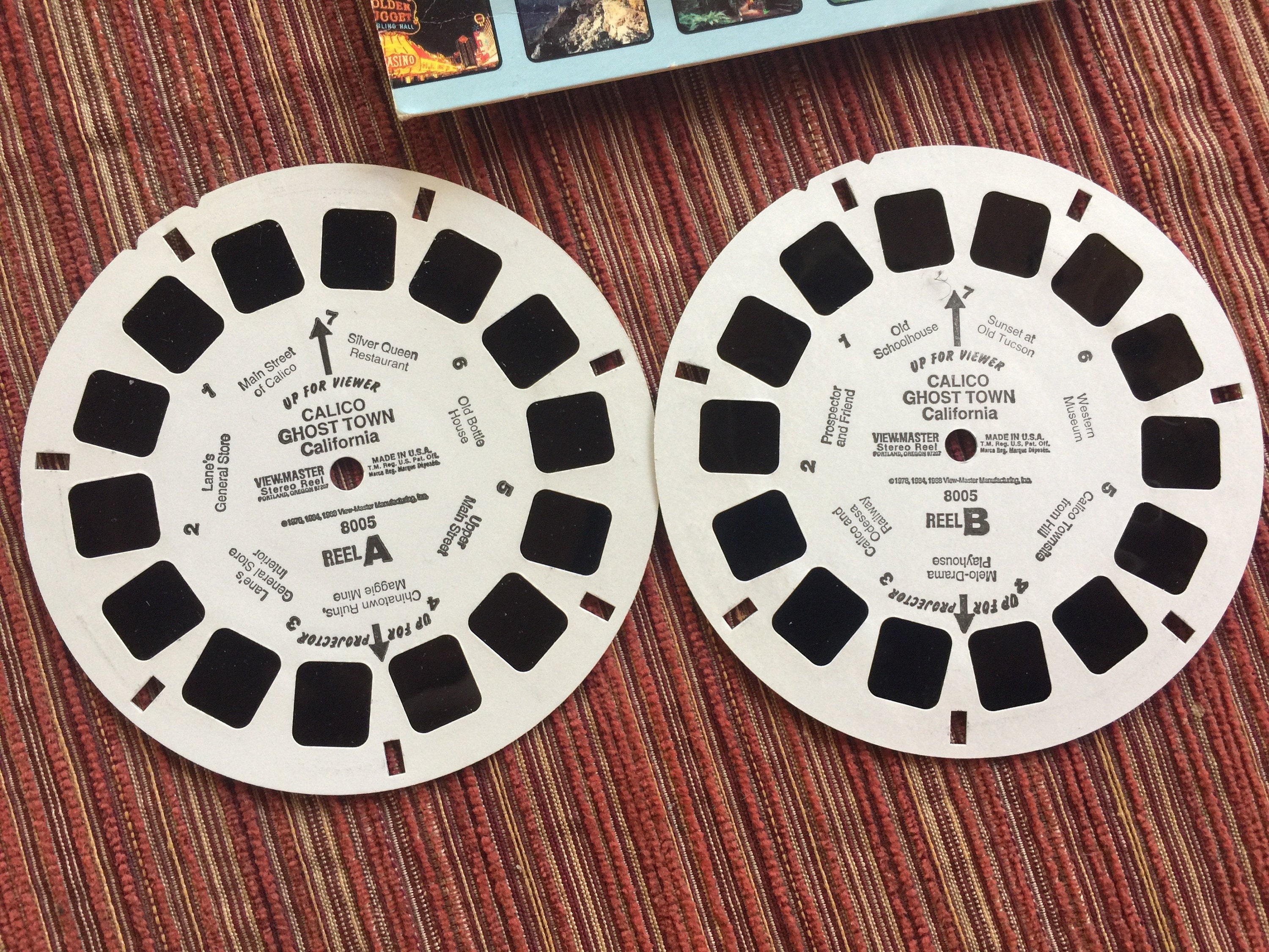 California Viewmaster, Ghost Town, Viewmaster Gift, Viewmaster, 3D