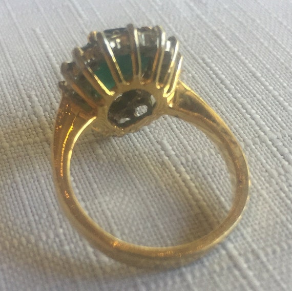Green Ring, Green Gem Ring, Green Stone Ring, Gre… - image 7