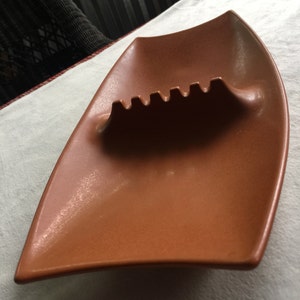 Hyalyn, Century Ashtray, Pottery Ashtray, Rust Ashtray, Art Ashtray, Retro Ashtray, Modern Ashtray, Designer Ashtray, Collectible Ashtray
