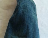 Doll Skirt, Doll Long Skirt, Doll Denim Skirt, Hippie doll Skirt, Wraparound Skirt, Teenage Doll Skirt, Fashion Doll Skirt, 12 inch doll