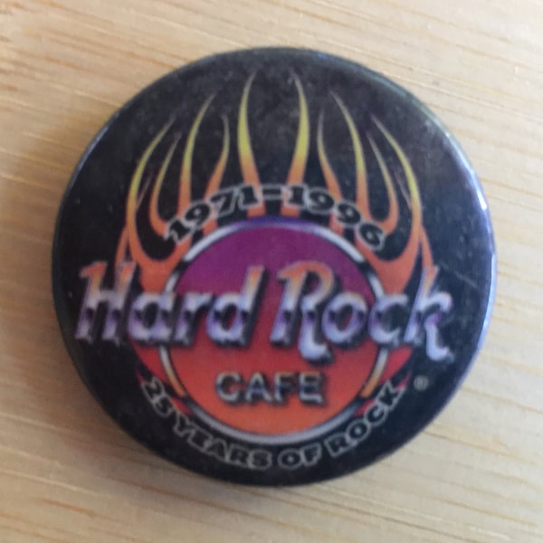 90s Music Gift, Rock Roll Pin, Hard Rock Cafe, Hard Rock Cafe Pin, Music PIn, Pop Music Pin, 90s Music, Music Collectible, Rock Roll Gift