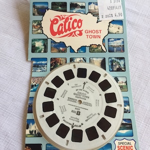 California Viewmaster, Ghost Town, Viewmaster Gift, Viewmaster, 3D Toy, View-master, Knotts Berry Farm, Travel Viewmaster, Calico Ghost Town