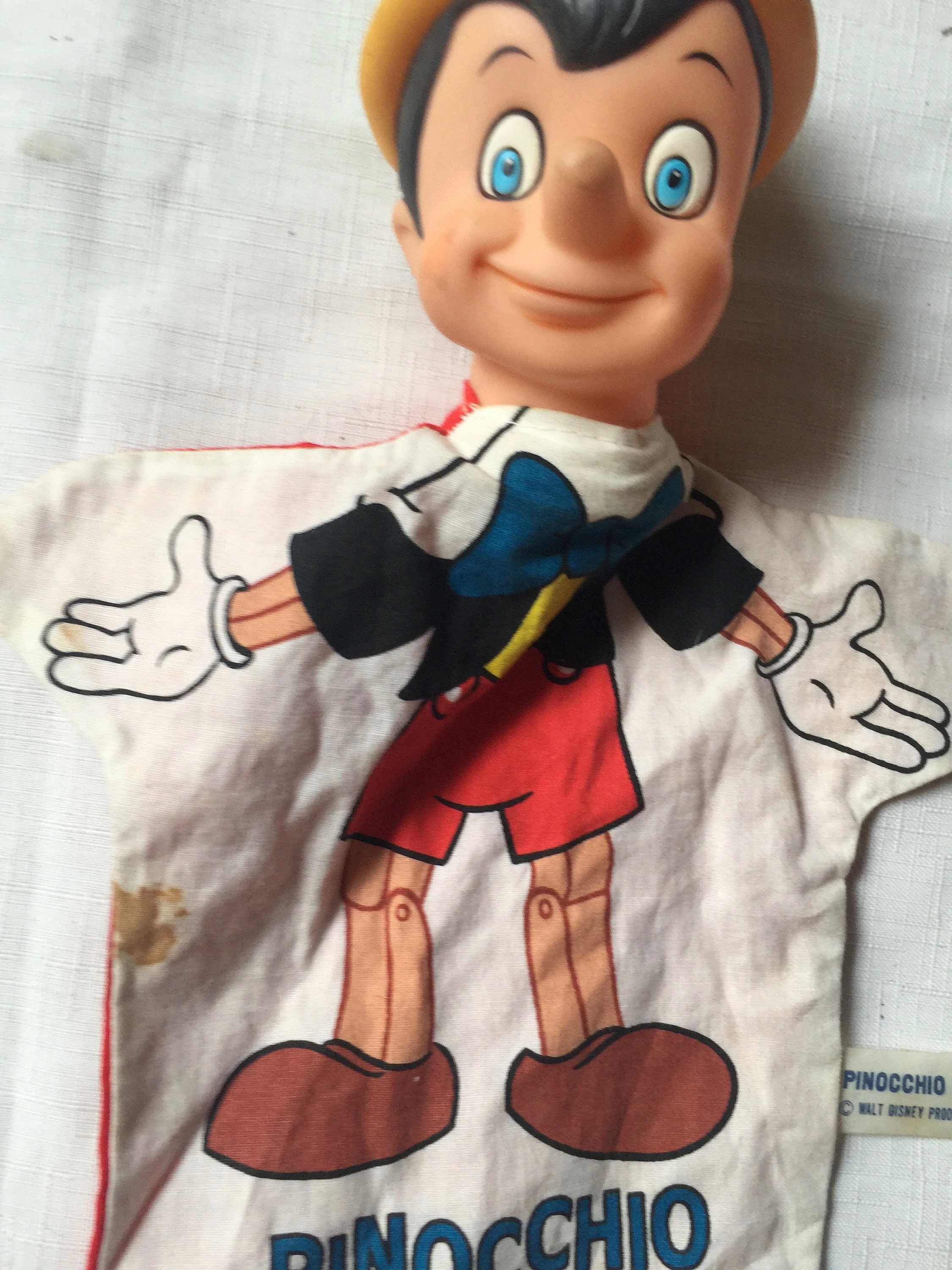 Pinocchio Puppet Retro Puppet 50s Puppet Disney Puppet Etsy