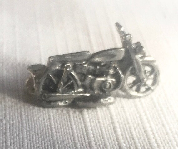 Motorcycle Pin, Motorcycle Brooch, Motorcyclist G… - image 6