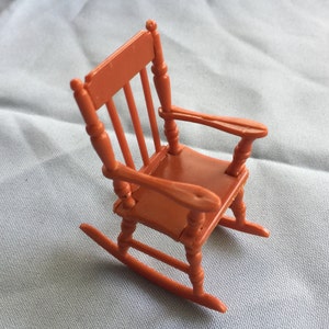 Dollhouse Chair, Doll House Chair, Doll Rocking Chair, Mini Rocking Chair, Dollhouse Rocker, Mini Rocker, Doll Rocker, Miniature Rocker