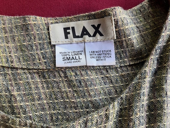 Flax Jacket, Linen Jacket, Tweed Jacket, Gray Jac… - image 3