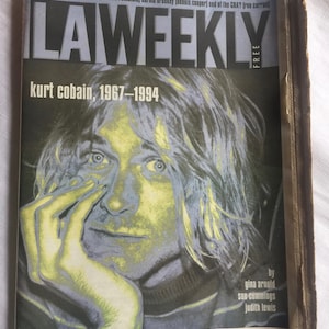 Cobain Collectible, Nirvana Collectible, Kurt Cobain, Cobain Magazine, Nirvana, Nirvana Magazine, 90s Band, 90s Music, Alt Rock, Music Icon