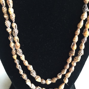 Shell Necklace, Surfer Necklace, Brown Necklace,Shell Boho Necklace, Beach Necklace, Hawaii Necklace, Brown Shell Necklace, Hippie Necklace